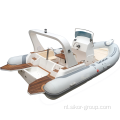 CE -certificering Luxe rib 680 Fiberglass Dinghy opblaasbare tedere boten te koop